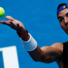 Rafael Nadal se alista para el Abierto de Australia.