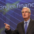 El comisario europeo del Mercado Interior y Servicios Financieros, Michel Barnier.