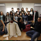 Los jóvenes diseñadores que participarán en los desfiles de hoy.