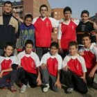 Formación del equipo infantil del Santa Teresa que milita en el grupo B1