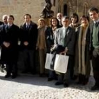 Los senadores del PP de Castilla y León se reunieron ayer en Segovia