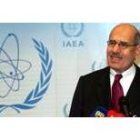 Mohamed ElBaradei en la sede de la agencia de la ONU sobre energía atómica
