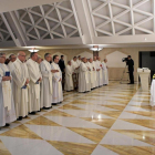 Acto religioso en el Vaticano. /