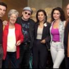 Los actores protagonistas de la película «Días de boda», de Juan Pinzás