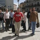 La delegación sindical, la pasada semana antes de reunirse en Ponferrada con la dirección de LM