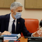 El ministro compareció ayer en el Congreso y defendió a las Fuerzas de Seguridad del Estado. J.J. GUILLÉN