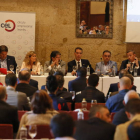 La jornada de Cajamar contó con la participación de 70 empresarios de la Comunidad. RAMIRO