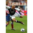 Valdo durante el partido de vuelta de la semifinal ante el Atlético