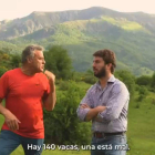 Imagen capturada del vídeo emitido por Vox de la visita del vicepresidente a Lario. DL