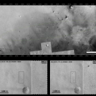 Imágenes del lugar de aterrizaje suministradas por el orbitador de la NASA 'Mars Reconnaissance Orbiter' (MRO).
