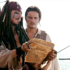 Johnny Depp y Orlando Bloom protagonizan  la segunda entrega de 'Piratas del caribe' .