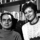 Italo Calvino y su esposa Chichita Calvino, la argentina Esther Judith Singer