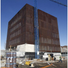 El edificio del CRC está a punto de concluir en el nuevo espacio ganado al área ferroviaria.