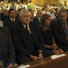 Ana Mato durante el funeral del religioso Miguel Pajares.