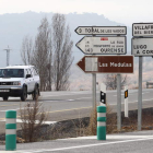 Imagen de archivo de la N-120, que debe convertirse en la autovía A-76 para unir Ponferrada y Orense.