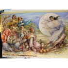 El pintor Rafael Boluda posa ante una de las obras que podrán verse desde hoy en galería Bernesga.