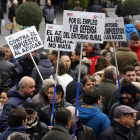 Multitudinaria manifestación en La Bañeza.