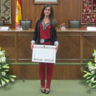 Beatriz García Prieto, en un acto en la Universidad.
