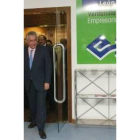 Javier Arenas el día de la inauguración de la Ventanilla Única de León