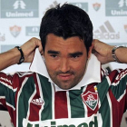 Deco, durante su presentación como jugador del Fluminense, en agosto del 2010.