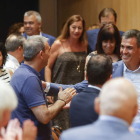 Pedro Sánchez llega al Congreso de los Diputados. JUAN CARLOS HIDALGO.