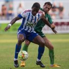 Jebor, que marcó un tanto ante el Real Racing, recibió la convocatoria de Liberia.