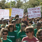 Marcha celebrada en Les Cases D’Alcanar (Tarragona), en contra de Castor.