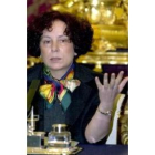 La ministra Ana Palacio, ayer en rueda de prensa