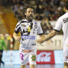 Juanín completó uno de sus mejores partidos de la temporada frente el Benidorm el pasado viernes en el Palacio. JESÚS F. SALVADORES