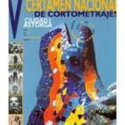 Detalle del cartel anunciador del Certamen de Cortos de Astorga