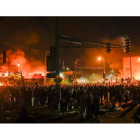 Protestas en Mineápolis por el asesinato de Floyd. EEE