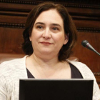 Ada Colau, en el pleno de este viernes.