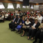 Los alumnos de la Universidad de la Experiencia que asistieron a la clausura del curso.