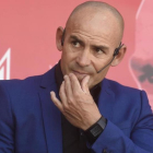 El entrenador Paco Jémez durante su presentación como nuevo técnico del Granada.