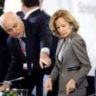 Salgado, en la reunión del Ecofin en Budapest.