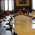 Reunión de la Mesa del Parlament, este miércoles.