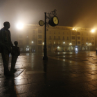 La plaza de Regla, donde ayer tuvo lugar la agresión por la que resultó detenido un hombre. JESÚS F. SALVADORES