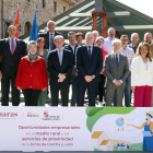 Participantes en la jornada Oportunidades empresariales en el medio rural y los servicios de proximidad de la Junta de Castilla y León celebrada en la Cámara de Comercio de Astorga. ICAL