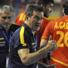 El entrenador leonés Manolo Cadenas.