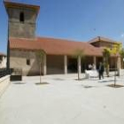 Imagen de la plaza de Ardoncino, en el municipio de Chozas de Abajo, en las proximidades de León