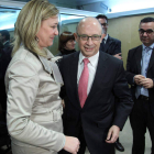 La consejera de Hacienda, Pilar del Olmo, y Cristóbal Montoro en una imagen de archivo.