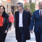 Silvia Clemente junto a Luis Fuentes y Villegas en Valladolid. NACHO GALLEGO