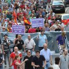 Manifestación por el futuro del Bierzo del año 2016. L. DE LA MATA