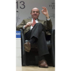 De Guindos, ayer, en Davos, Suiza.