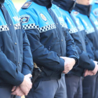 Agentes de la Policía Municipal de Ponferrada. L. DE LA MATA