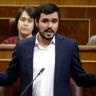 Garzón pregunta al ministro Catalá sobre los "ataques a la libertad de expresión".