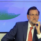 Mariano Rajoy, en un comité ejecutivo del PP, el pasado día 2.
