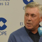 Carlo Ancelotti, durante la entrevista concedida al programa 'El partido de las 12' de la Cope.