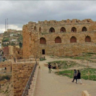 Foto de archivo del castillo medieval de Karak.