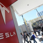 Concesionario de Tesla en Santa Mónica (California).